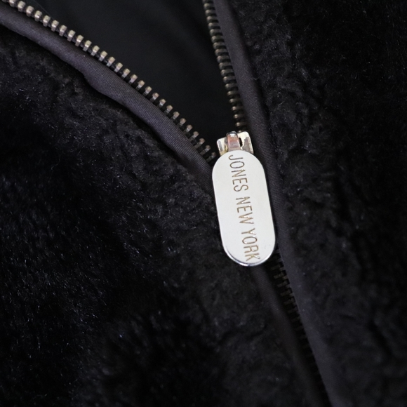 Oversize  faux fur dark brown teddy coat with hood - Picture 7 of 10